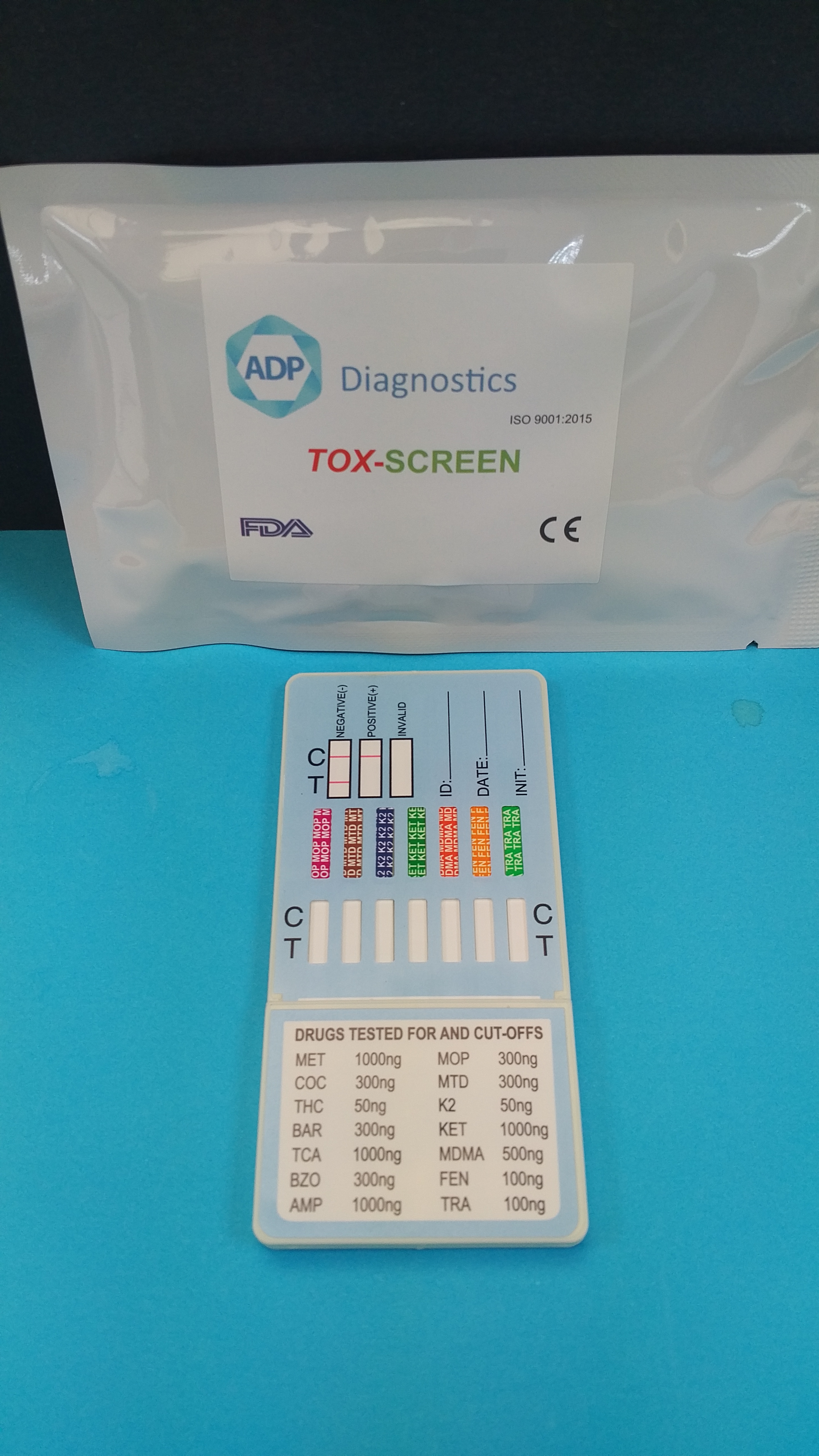 NEW TOXSCREEN 16 PANEL DOA RAPID TEST